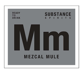 MM MEZCAL MULE READY TO DRINK SUBSTANCE SPIRITS logo