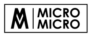 MM MICRO MICRO logo