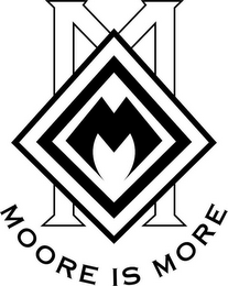 MM MOORE IS MORE logo