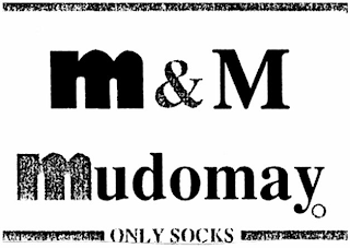 M&M MUDOMAY ONLY SOCKS logo