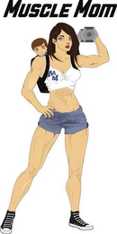 MM MUSCLE MOM logo