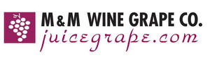 M&M WINE GRAPE CO. JUICEGRAPE.COM logo