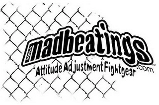 MMA MADBEATINGS ATTITUDE ADJUSTMENT FIGHTGEAR logo