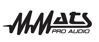 MMATS PRO AUDIO logo