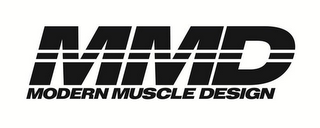 MMD MODERN MUSCLE DESIGN logo