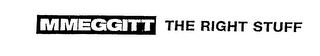 MMEGGITT THE RIGHT STUFF logo