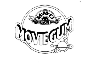MMG MAGICAL MOVIE GREATS MOVIE GUM logo