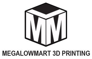 MML MEGALOWMART 3D PRINTING logo