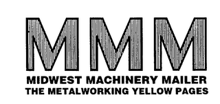 MMM MIDWEST MACHINERY MAILER THE METALWORKING YELLOW PAGES logo