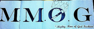 M.M.O.G "MIGHTY MAN OF GOD FASHION" logo