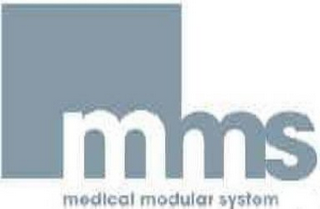 MMS MEDICAL MODULAR SYSTEM logo