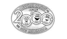 M&M'S OFFICIAL CANDY OF THE NEW MILLENNIUM 2000 logo