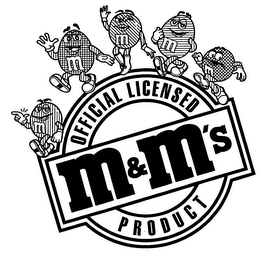 M&M'S OFFICIAL LICENSED PRODUCT logo