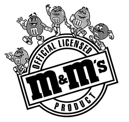 M&M'S OFFICIAL LICENSED PRODUCT logo