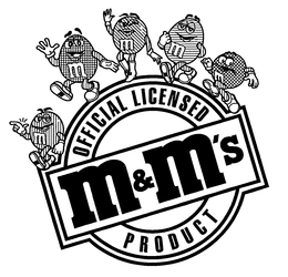 M&M'S OFFICIAL LICENSED PRODUCT logo