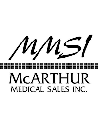 MMSI MCARTHUR MEDICAL SALES INC. logo