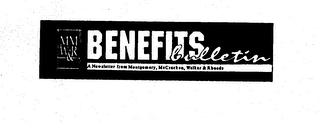 MMW&R BENEFITS BULLETIN A NEWSLETTER FROM MONTGOMERY, MCCRACKEN, WALKER & RHOADS logo