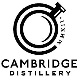 MMXII CAMBRIDGE DISTILLERY logo