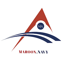 MN MAROON NAVY logo