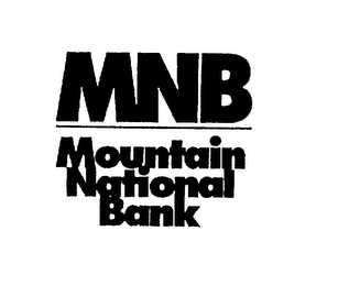 MNB MOUNTAIN NATIONAL BANK logo