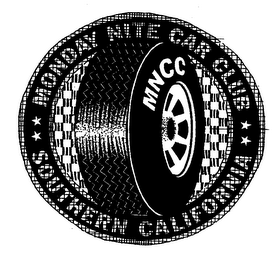 MNCC MONDAY NITE CAR CLUB SOUTHERN CALIFORNIA logo