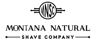 MNSC MONTANA NATURAL SHAVE COMPANY logo