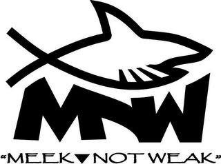 MNW "MEEK NOT WEAK" logo