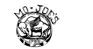 MO-JOE'S BUFFALO STYLE CHICKEN WINGS 1984 logo