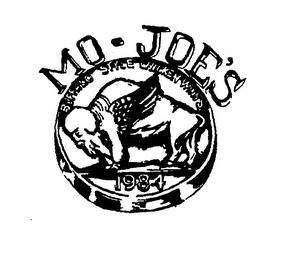 MO JOE'S BUFFALO STYLE CHICKEN WINGS 1984 logo
