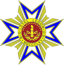 M.O. LOYAL LEGION . U.S + MDCCCLXV +