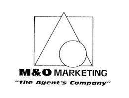 M&O MARKETING "THE AGENT'S COMPANY" logo