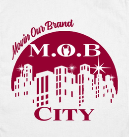 M.O.B CITY MOVIN OUR BRAND logo
