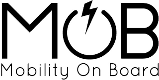 MOB MOBILITY ON BOARD logo
