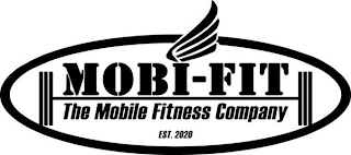 MOBI-FIT THE MOBILE FITNESS COMPANY EST. 2020 logo