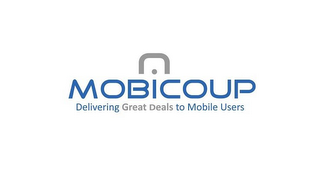 MOBICOUP DELIVERING GREAT DEALS TO MOBILE USERS logo