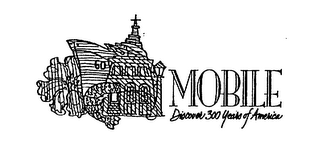 MOBILE 60 DISCOVER 300 YEARS OF AMERICA logo
