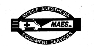 MOBILE ANESTHESIA MAES INC. EQUIPMENT SERVICES logo