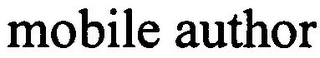 MOBILE AUTHOR logo