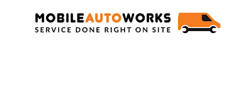 MOBILE AUTO WORKS SERVICE DONE RIGHT ONSITE logo