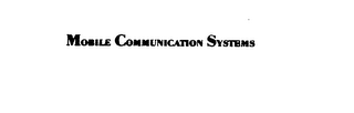 MOBILE COMMUNICATION SYSTEMS logo