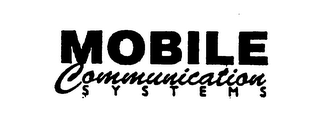 MOBILE COMMUNICATIONS SYSTEMS logo