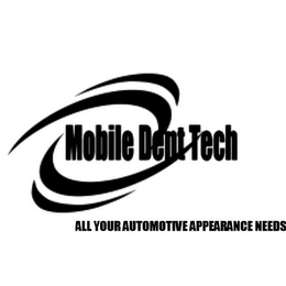 MOBILE DENT TECH ALL YOUR AUTOMOTIVE APPEARANCE NEEDS logo
