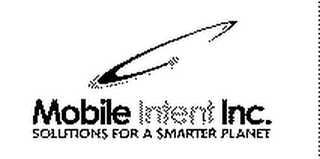 MOBILE INTENT INC. SOLUTIONS FOR A SMARTER PLANET logo