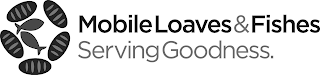 MOBILE LOAVES&FISHES SERVING GOODNESS. logo