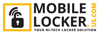 MOBILE LOCKER. US.COM YOUR HI-TECH LOCKER SOLUTION logo