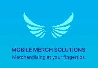 MOBILE MERCH SOLUTIONS MERCHANDISING AT YOUR FINGERTIPS logo