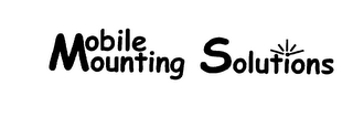 MOBILE MOUNTING SOLUTIONS logo