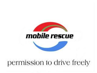 MOBILE RESCUE PERMISSION TO DRIVE FREELY logo