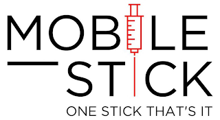 MOBILE STICK ONE STICK THAT'S IT logo