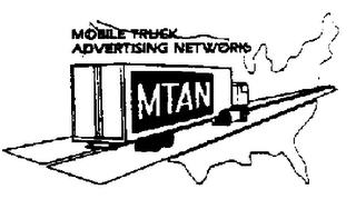 MOBILE TRUCK ADVERTISING NETWORK MTAN logo